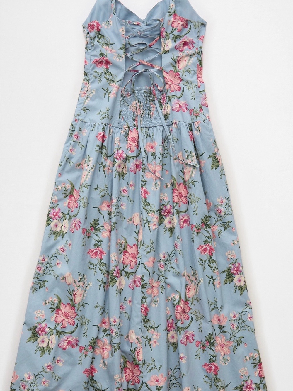 American Eagle Outfitters Sweetheart Tie-Strap Midi Dress Size M NWT - Picture 4 of 14